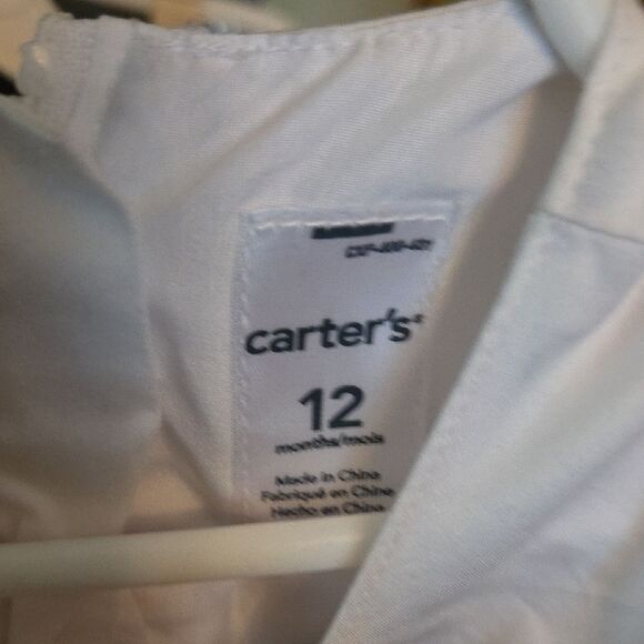 Carter's Blue and White Sleeveless Sundress - Picture 2 of 4